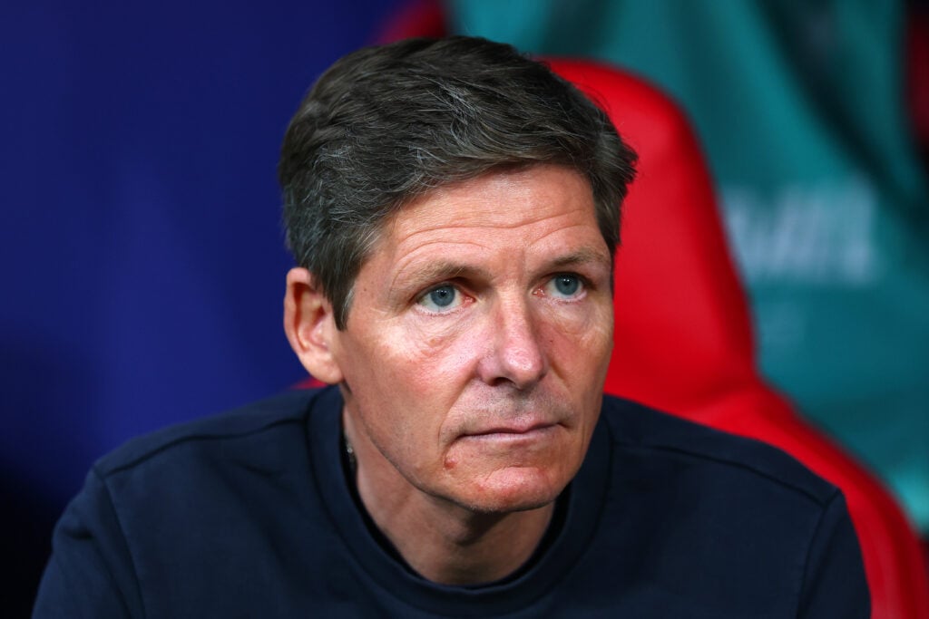 Crystal Palace manager Oliver Glasner.