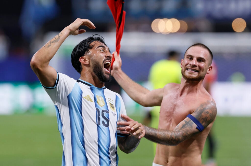 Argentina midfielder Nicolas Gonzalez
