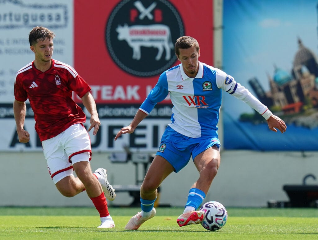 James McAtee in pre-season action for Nottingham Forest.